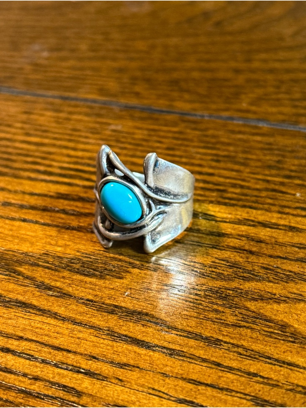 Turquoise silver ring